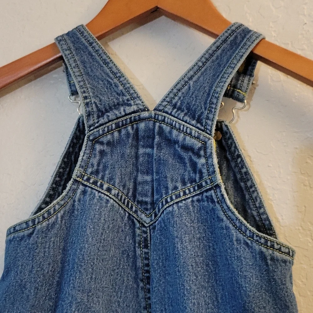 VINTAGE CHILDREN’S PLACE USA Fleece Lined Embroidered Overalls 12M